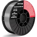 0.030 Flux core Welding Wire, 1 Spools E71T-GS 10lbs(4.5kg) Low Splatter gasless Carbon Steel Mig Welding Wire Compatible
