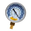 0-14psi Vacuum Gauge Stainless Steel 1/8inch Pressure for Pumps Accurate Air Gauge Automotive