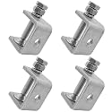 0-25Mm Mini Stainless Steel C Clamps for Mounting, 4Pcs Heavy Duty Woodworking U Clamp Set Tiger Clamp Tools with Stable Wide Jaw Opening &amp; Protective Pads for Welding/Carpenter(4Pcs)