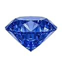 0.5-4.0 Carat Round Cut Blue Sapphire Loose Stone, Lab Created Corundum Gemstone, VVS Clarity Loose Gem with AGL Certificate for Ring, Pendant, Earrings, Jewelry Making Gift