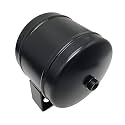0.5 Gallon Air Tank Air Reservoir Tank with 1/4 Inches NPT Ports, Black