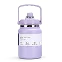 0.73 Gallon Large Insulated Water Bottle with Handle, 93 oz, Purple, 2800 ml Tumbler Jug, Insulated Container, Insulated Jar, Leak-Proof, 304 SS Thermal Mug, Hot/Cold Beverages, Sports, Travel, Gym