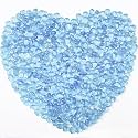 0.88LB Light Blue Fish Tank Gravel Aquarium Glass Stones Sea Glass Pebbles Aquarium Gravel Rocks Fish Tank Rocks, Beads Pebbles Rock Sand Glass Gems Stones for Vase Filler Turtle Fish Tank Decoration