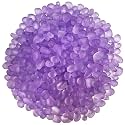 0.88LB Light Purple Fish Tank Gravel Aquarium Glass Stones Glass Pebbles Aquarium Gravel Rocks Fish Tank Rocks, Beads Pebbles Rock Sand Glass Gems Stones for Vase Filler Turtle Fish Tank Decoration