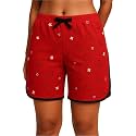 0-DEGREE Women’s Printed Lounge Shorts | Soft Cotton-Blend Nightwear with Drawstring Waist | Lightweight Relaxed-Fit Sleep &amp; Home Wear