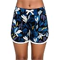 0-DEGREE Women’s Printed Lounge Shorts | Soft Cotton-Blend Nightwear with Drawstring Waist | Lightweight Relaxed-Fit Sleep &amp; Home Wear