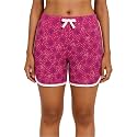 0-DEGREE Women’s Printed Lounge Shorts | Soft Cotton-Blend Nightwear with Drawstring Waist | Lightweight Relaxed-Fit Sleep &amp; Home Wear