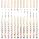 01 Micro Fine Point Pen Set - 12 Waterproof Archival Ink Colors, 0.25mm Fineliner Pens for Art Illustrations, Sketching, Anime, Manga, Technical Drawings
