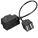 010-12530-23 Constant Vehicle Power Cable Compatible with Garmin Dash Cam 46, 47, 56, 57, 66W, 67W, Live, Mini, Mini 2, and Tandem, Fits Vehicle's OBD-II Port