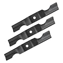 04265400 Notched High-Lift Mower Blades Compatible with Gravely 42" ZT Zero Turn Mower Decks, Fit for A riens Zoom 915159 915171, Replace 1134-9210-01, 3 Pack