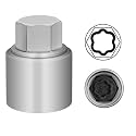 57 Wheel Locking Nut Key for BMW, Socket Adapter (OD 27mm-ID 25mm)
