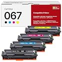 067H Toner Cartridges 4 Pack for Canon MF654Cdw MF656Cdw LBP632Cdw