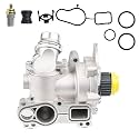 06H121026AB Aluminum Water Pump Assembly Compatible with Audi VW