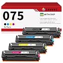 075 Toner Cartridge Set 4-Pack Replacement for Canon 075 075H Ink