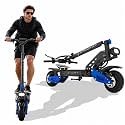 GD82/RD2 Off-Road Electric Scooter for Adults, 3600W/4000W Peak Dual Motor, 45/50 MPH, 50/55 Miles Range, 60V 18.2Ah/36Ah Battery, 10.5"/12" Tires, Dual Suspension, Hydraulic Brakes
