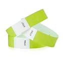 1,000 WristCo Lime Green Tyvek Wristbands for Events