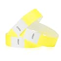 1,000 WristCo Neon Yellow Tyvek Wristbands for Events