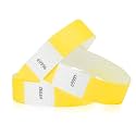 1,000 WristCo Pantone Yellow Tyvek Wristbands for Events