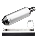 1.1" Motorcycle Slip On Muffler,28mm Universal Muffler Exhaust Slip on Exhaust Pipe Clamp Pipe For Dirt Bike Street Bike Scooter ATV Racing