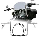 1 1/4" Fat 10" Rise 2008-2013 Street Glide Handlebars, Chrome