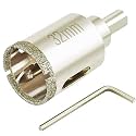 1 1/4 Inch (32mm) Diamond Hole Saw with Pilot Bit, Diamond Tip 1.25" Tile Hole Saw Bits with Guiding Drill Bit Easy Drilling for Ceramic Tile, Glass, Porcelain, Marble, Granite