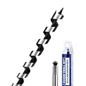 1-1/8" X 9.84" Auger Bit for Wood, 28x250mm Hex Long Auger Drill Bit
