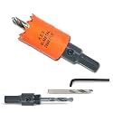 1-1/8 inch Hole Saw for Wood, Metal, Plastic &amp; Drywall, with Arbor