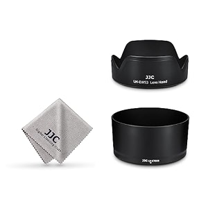 11 lens hood for canon r50 r100 dual lens kit rf-s 18-45mm f45-63 is stm and rf-s 55-210mm f5-71 is stm replaces et