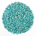 1.1lb Crushed Howlite Turquoise Crystal Chips Bulk