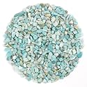 1.1lb Natural Crushed Amazonite Crystal Chips Bulk