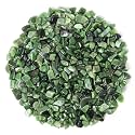 1.1lb Natural Crushed Green Jasper Crystal Chips Bulk