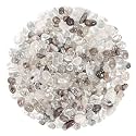 1.1lb Natural Crushed Green Phantom Quartz Crystal Chips Bulk