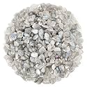 1.1lb Natural Crushed Grey Moonstone Crystal Chips Bulk