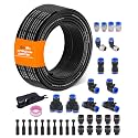 1/2" Air Line Tubing Kit, 32.8FT SAE J844 PA Nylon Air Hose Tubing