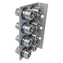 1/2" Body 1/2" NPT Thread | Agricultural Couplers Hydraulic Quick Connect with Break Away Mounting Bracket | ISO 5675 Ag Pioneer Style Couplers | Push/Pull Heavy-Duty Coupling | Model TL39B-8