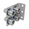 1/2" Body 5/8" SAE Thread | Agricultural Couplers Hydraulic Quick Connect with Break Away Mounting Bracket | ISO 5675 Ag Pioneer Style Couplers | Push/Pull Heavy-Duty Coupling | Model TL132B-4