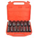 1/2" Drive 6 Point Deep Impact Socket Set 14 Pieces impact sockets set Metric Standard Impact Socket Set,CR-V,11mm to 32mm