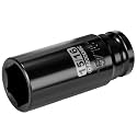 1/2" Drive x 15/16 Inch Deep 6PT CR-MO Impact Socket for Removing Axle nut