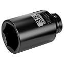 1/2 Inch Drive x 35mm Deep 6PT CR-MO Impact Socket for Removing Axle nut