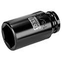 1/2" Drive x 1-3/16 Inch Deep 6PT CR-MO Impact Socket for Removing Axle nut