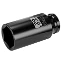 1/2 Inch Drive x 29mm Deep 6PT CR-MO Impact Socket for Removing Axle nut