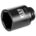 1/2 Inch Drive x 41mm Deep 6PT CR-MO Impact Socket for Removing Axle nut