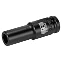 1/2 Inch Drive x 12mm Deep 6PT CR-MO Impact Socket for Removing Axle nut