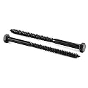 1/2" x 5" Hex Head Lag Screws Bolts 20Pcs 304 Stainless Steel 18-8, Partial Thread, Hexagon Head Wood Screws by Black Oxide by SG TZH