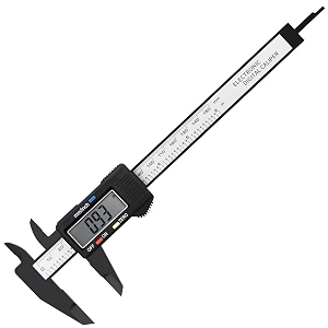 124 pack digital caliper 6in electronic digital caliper measuring tool construction with lcd screen easy switch from inch to millimeter1 pack 6in plastic