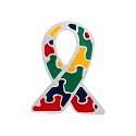 1/2/5/10/25pcs Autism Ribbon Awareness Pin - Celebrate Autism Awareness with Our Puzzle Piece Lapel Pin - Support Advocacy and Raise Awareness - Ideal Gift for Supporters and Advocates