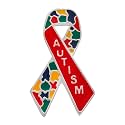 1/2/5/10/25pcs Autism Ribbon Awareness Pin - Celebrate Autism Awareness with Our Puzzle Piece Lapel Pin - Support Advocacy and Raise Awareness - Ideal Gift for Supporters and Advocates