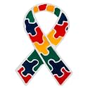 1/2/5/10/25pcs Autism Ribbon Awareness Pin - Celebrate Autism Awareness with Our Puzzle Piece Lapel Pin - Support Advocacy and Raise Awareness - Ideal Gift for Supporters and Advocates