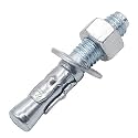 1/2 Concrete Anchors, 1/2 Wedge Anchors Bolts, 2-3/4" L, 30 Pcs