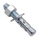 1/2 Concrete Anchors, 1/2 Wedge Anchors Bolts, 2-3/4" L, 10 Pcs